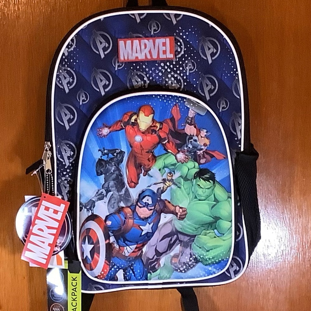 Marvel Superheroes Blue 17” Backpack